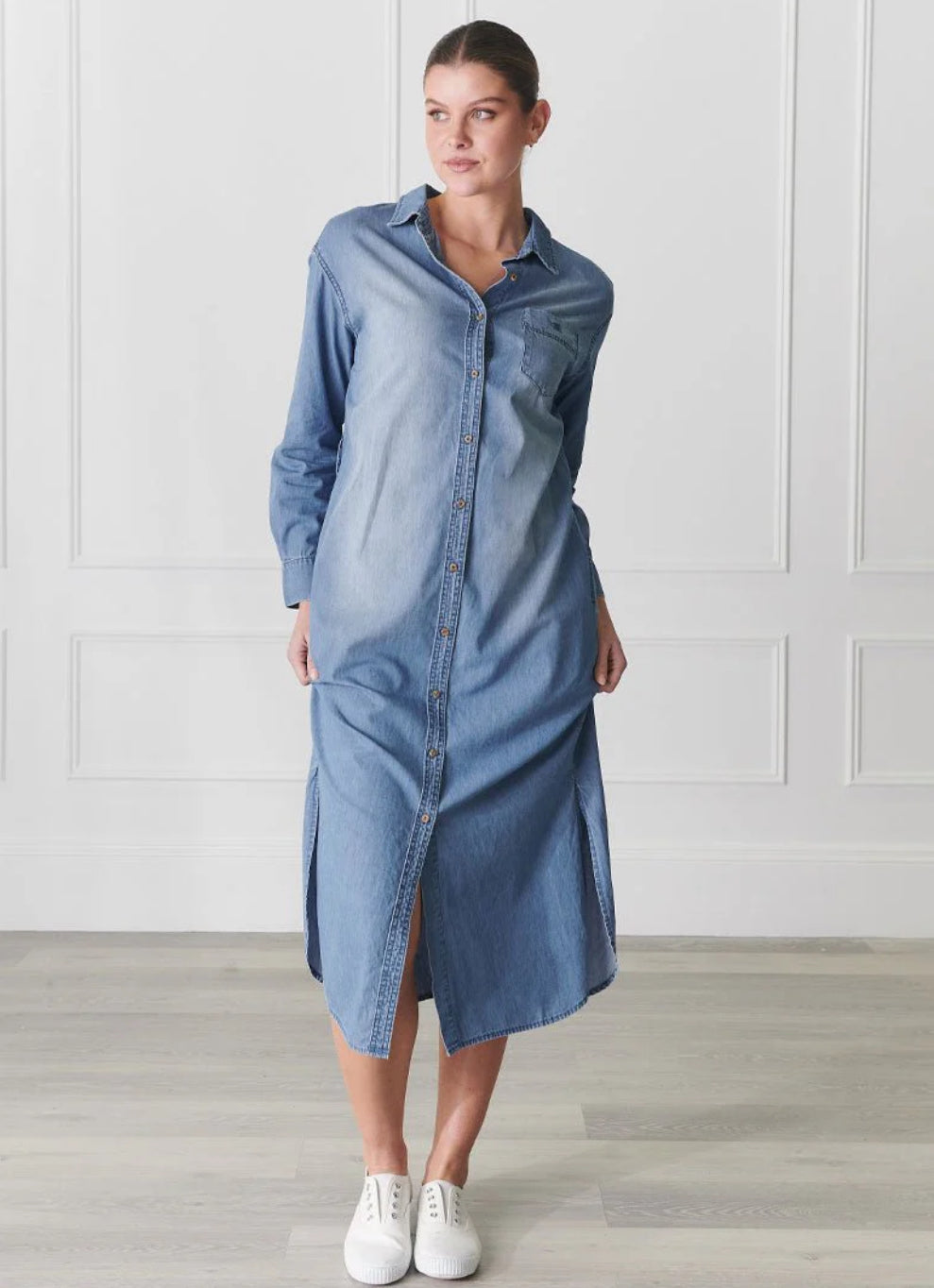 CHARLIE DENIM DRESS