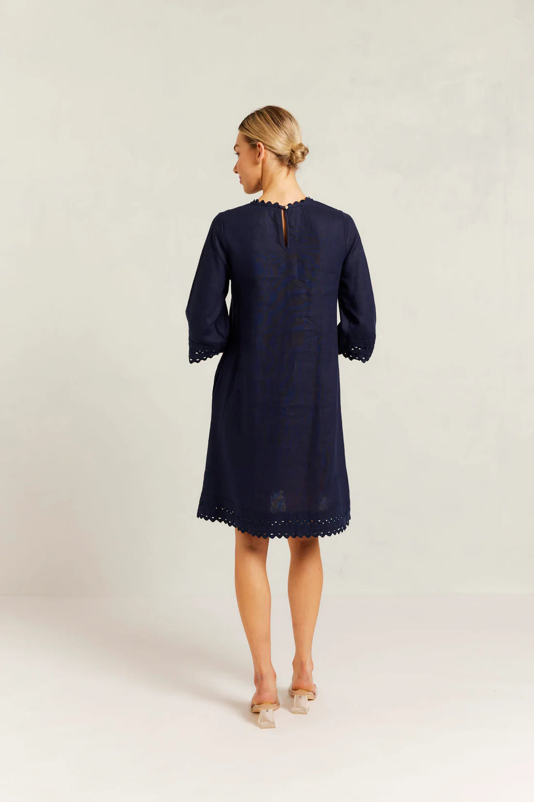 CLAIRE DRESS- NAVY