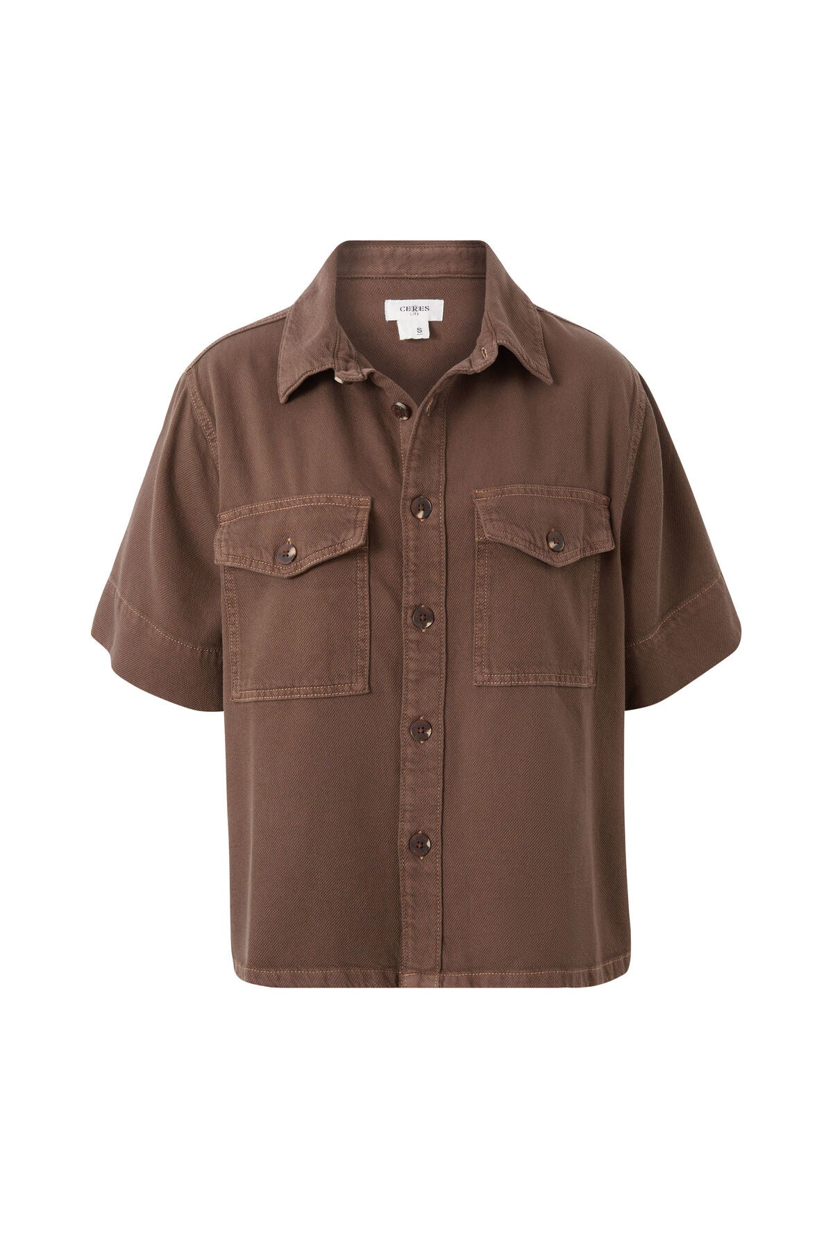 SHORT SLEEVE BOXY SHIRT