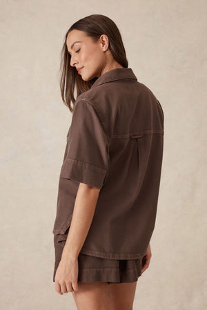 SHORT SLEEVE BOXY SHIRT