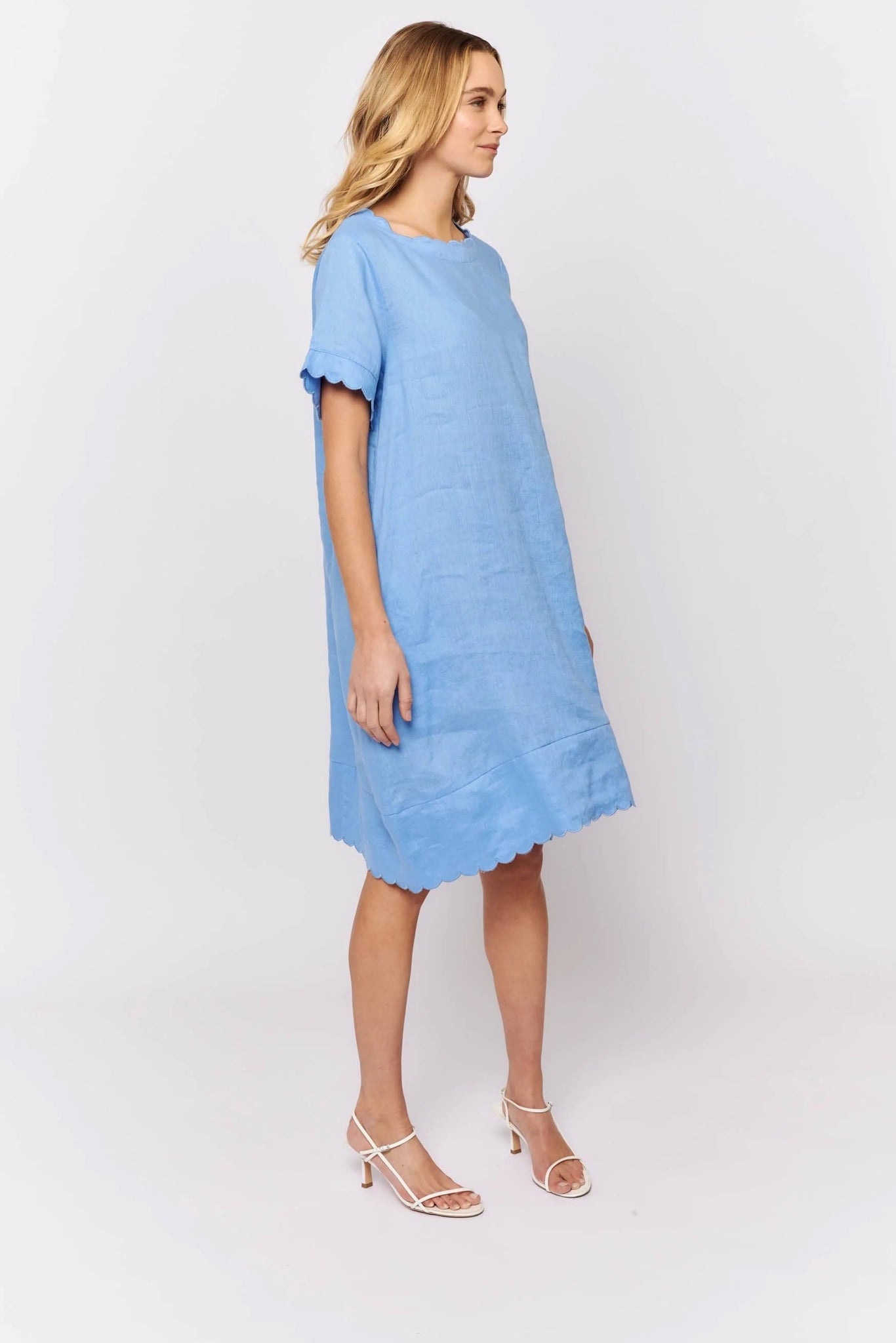 MOD DRESS- PERIWINKLE