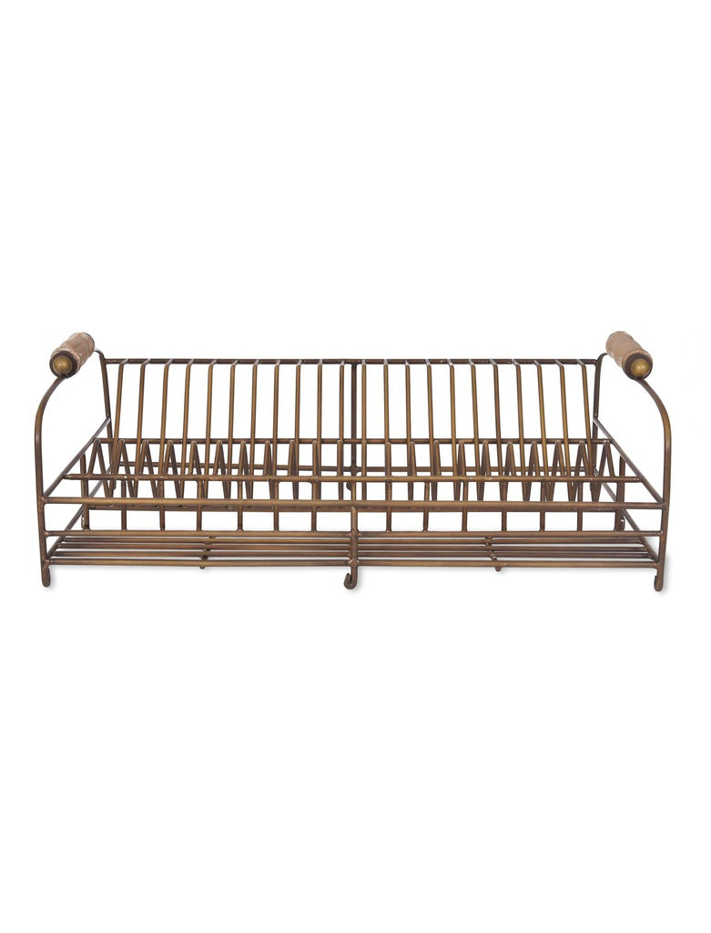 BROMPTON DISH RACK - ANTIQUE BRASS